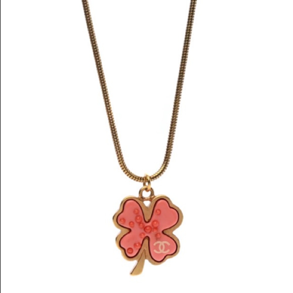Chanel Vintage Clover Necklace